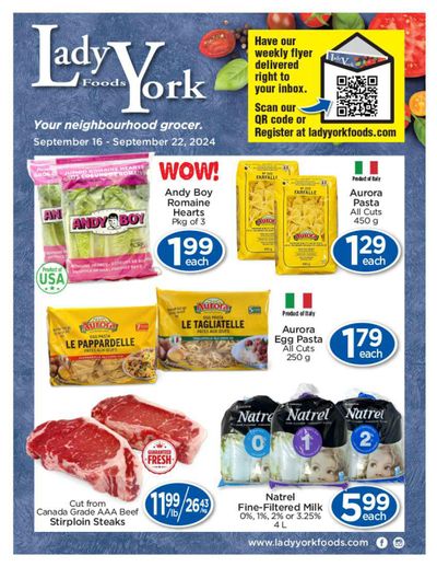 Lady York Foods Flyer September 16 to 22