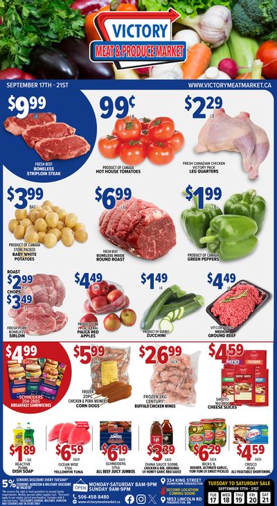 Victory Meat Market Flyer September 17 to 21 Victory Meat Market Flyer September 17 to 21