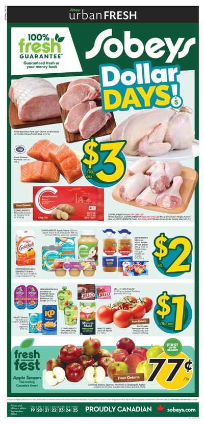 Sobeys Urban Fresh Flyer September 19 to 25
