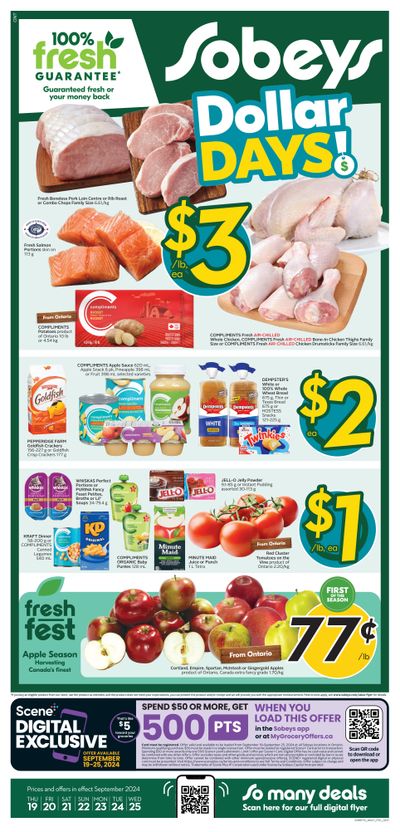 Sobeys (ON) Flyer September 19 to 25