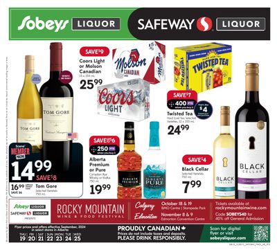 Sobeys/Safeway (AB) SWCB Flyer September 19 to 25