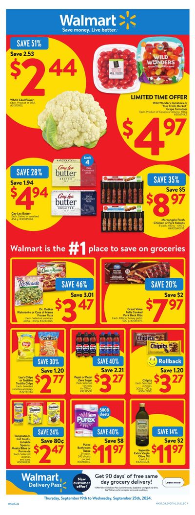 Walmart (West) Flyer September 19 to 25