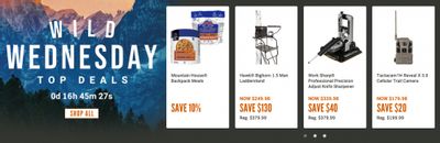 Cabela’s & Bass Pro Shops Canada: Wild Wednesday Sale + Deals