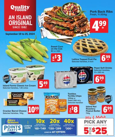 Quality Foods Flyer September 19 to 25