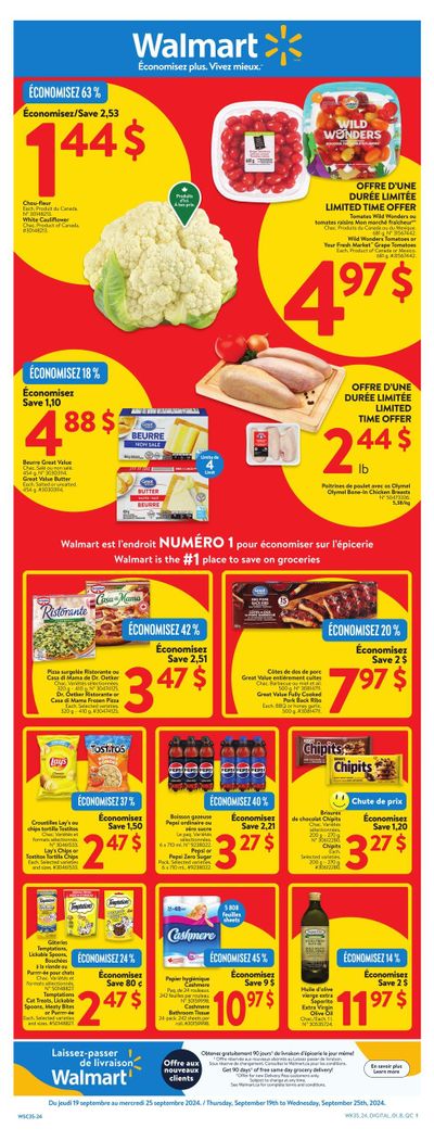 Walmart (QC) Flyer September 19 to 25