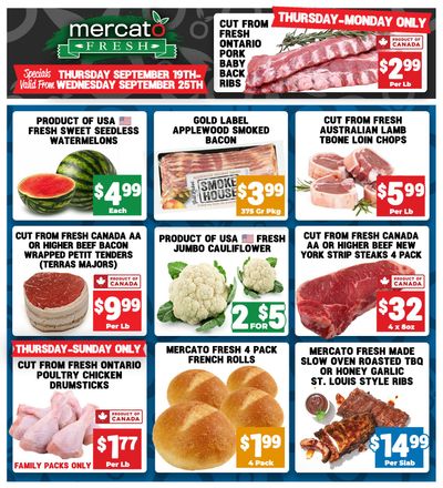 Mercato Fresh Flyer September 19 to 25