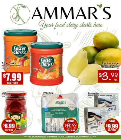 Ammar's Halal Meats Flyer September 19 to 25
