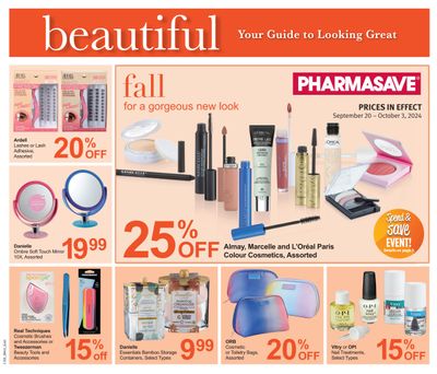 Pharmasave (ON & West) Beautiful Flyer September 20 to October 3