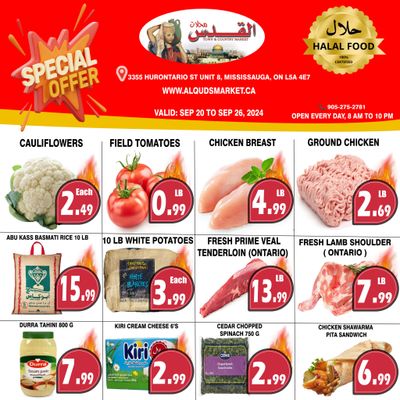 Al-Quds Supermarket Flyer September 20 to 26