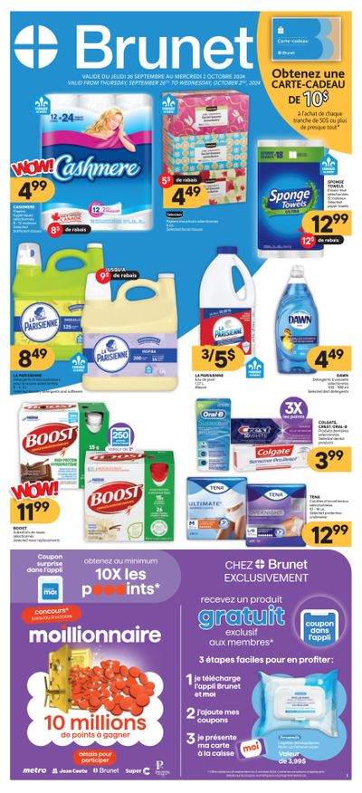 Brunet Flyer September 26 to October 2