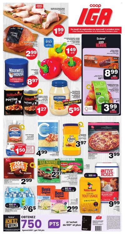 Coop IGA Flyer September 26 to October 2