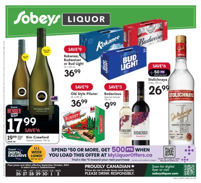Sobeys (SK) SWCB Flyer September 26 to October 2