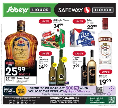 Sobeys/Safeway (AB) SWCB Flyer September 26 to October 2 Sobeys/Safeway (AB) SWCB Flyer September 26 to October 2