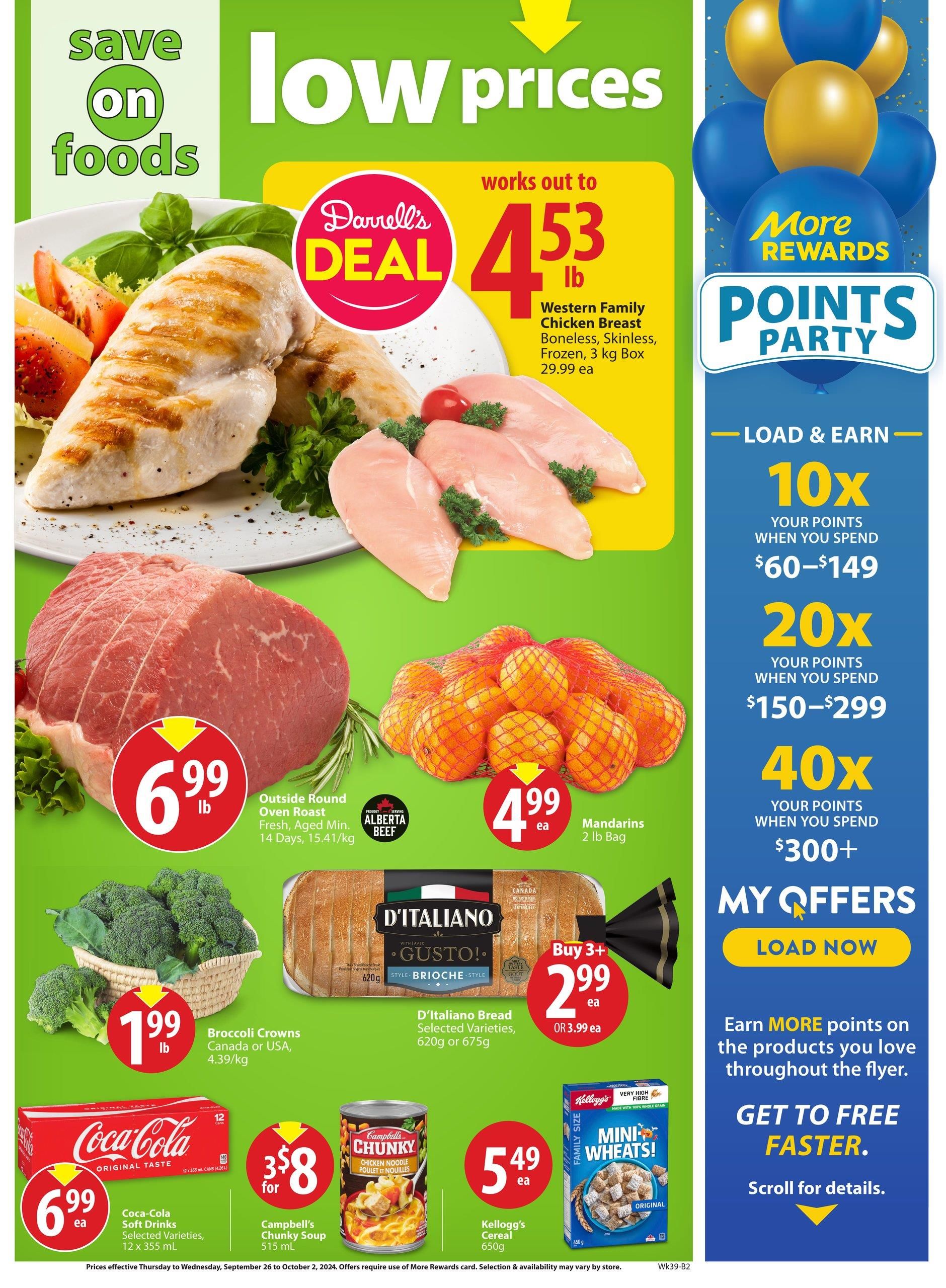 Save On Foods (AB) Flyer September 26 to October 2