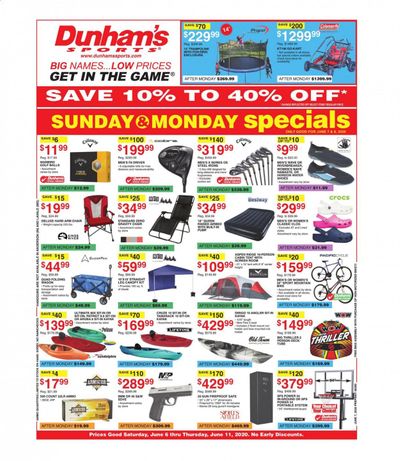 Dunham's Sports Weekly Ad & Flyer June 6 to 11