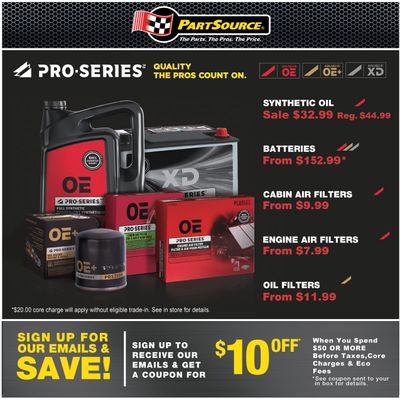 PartSource Flyer September 27 to October 2