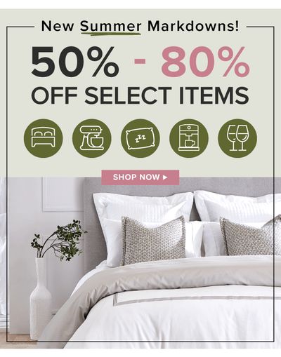 Linen Chest Canada Hot Deals: Save 50% to 80% Off New Summer Markdowns + More Offers