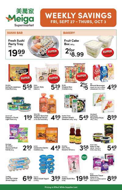 Meiga Supermarket Flyer September 27 to October 3