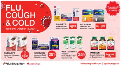 Apple Drugs Flyer September 29 to October 12