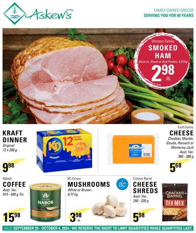 Askews Foods Flyer September 29 to October 5 Askews Foods Flyer September 29 to October 5