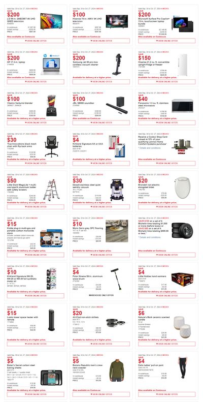 Costco (West, ON & Atlantic Canada) Weekly Savings September 30 to October 27