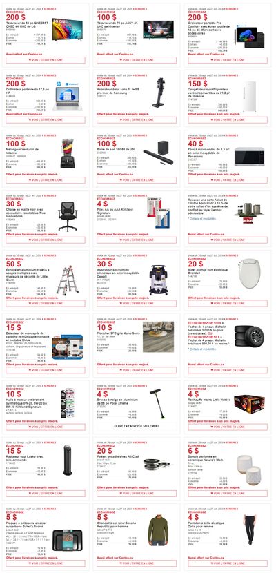 Costco (QC) Weekly Savings September 30 to October 27
