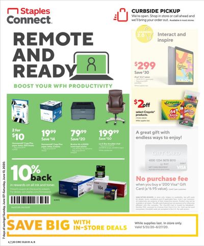 Staples Weekly Ad & Flyer June 7 to 13
