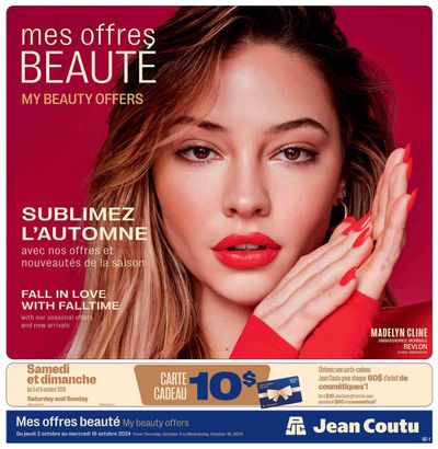 Jean Coutu (QC) Beauty Flyer October 3 to 16