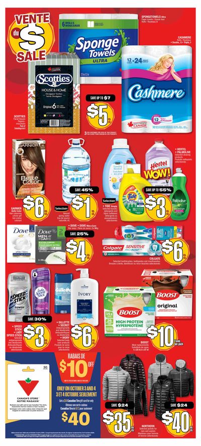 Jean Coutu (ON) Flyer October 3 to 9