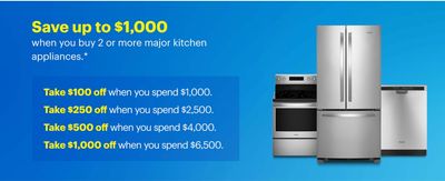 Best Buy Canada Weekly Promotions: Save up to $1,000 When You Buy 2 or More Major Kitchen Appliances