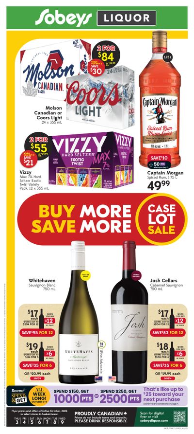 Sobeys (SK) SWCB Flyer October 3 to 9
