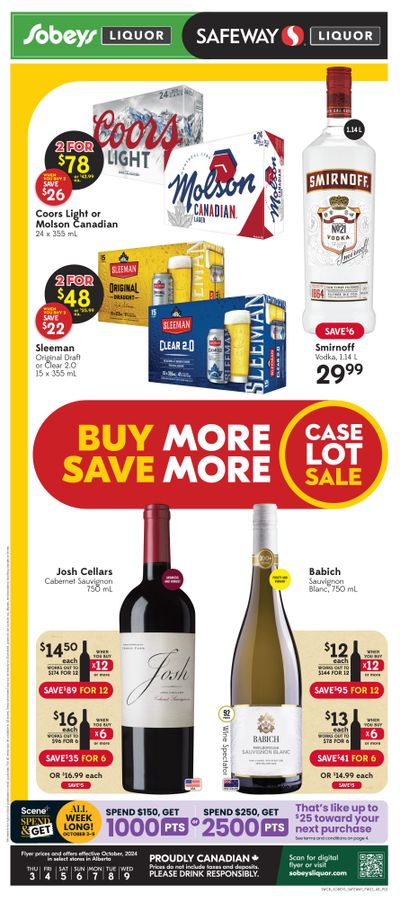 Sobeys/Safeway (AB) SWCB Flyer October 3 to 9
