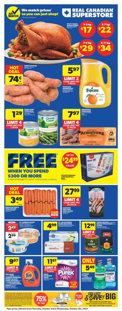 Real Canadian Superstore (West) Flyer October 3 to 9