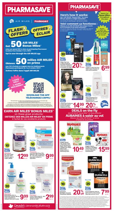 Pharmasave (NB) Flyer October 4 to 10