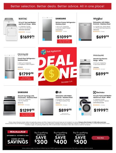 Trail Appliances (BC) Flyer October 3 to 9