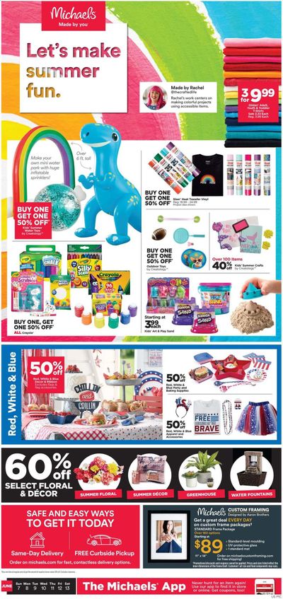 Michaels Weekly Ad & Flyer June 7 to 13