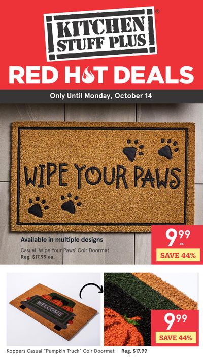 Kitchen Stuff Plus Red Hot Deals Flyer October 7 to 14