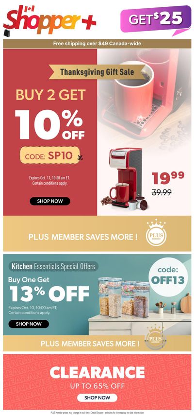 Shopper Plus Flyer October 8 to 15