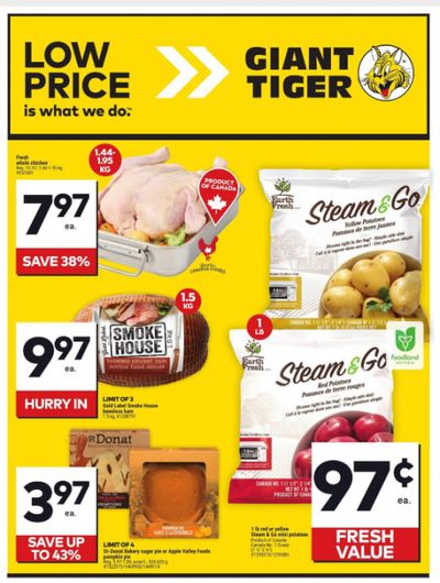 Giant Tiger Canada: E.D. Smith Pure Pumpkin $3.97 + More Flyer Deals October 9th – 15th
