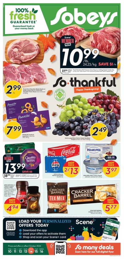 Sobeys (ON) Flyer October 10 to 16