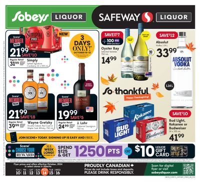 Sobeys/Safeway (AB) SWCB Flyer October 10 to 16