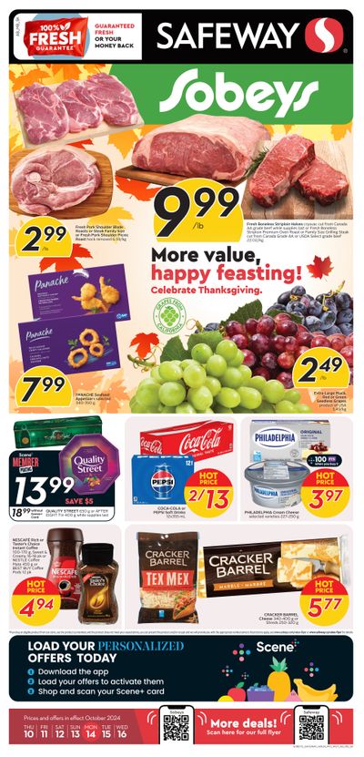 Sobeys/Safeway (AB, SK & MB) Flyer October 10 to 16