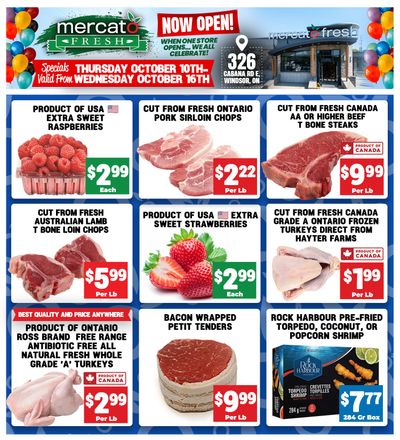 Mercato Fresh Flyer October 10 to 16