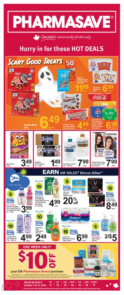 Pharmasave (ON) Flyer October 11 to 17