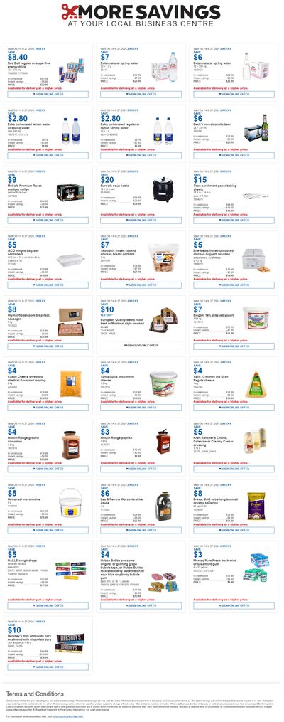 Costco Business Centre Instant Savings Flyer October 14 to 20