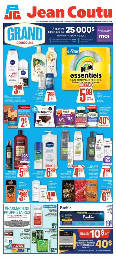 Jean Coutu (QC) Flyer October 17 to 23