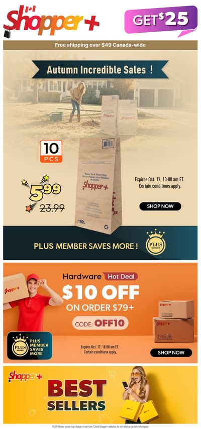Shopper Plus Flyer October 15 to 22
