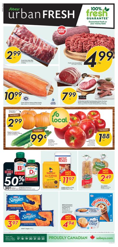 Sobeys Urban Fresh Flyer October 17 to 23