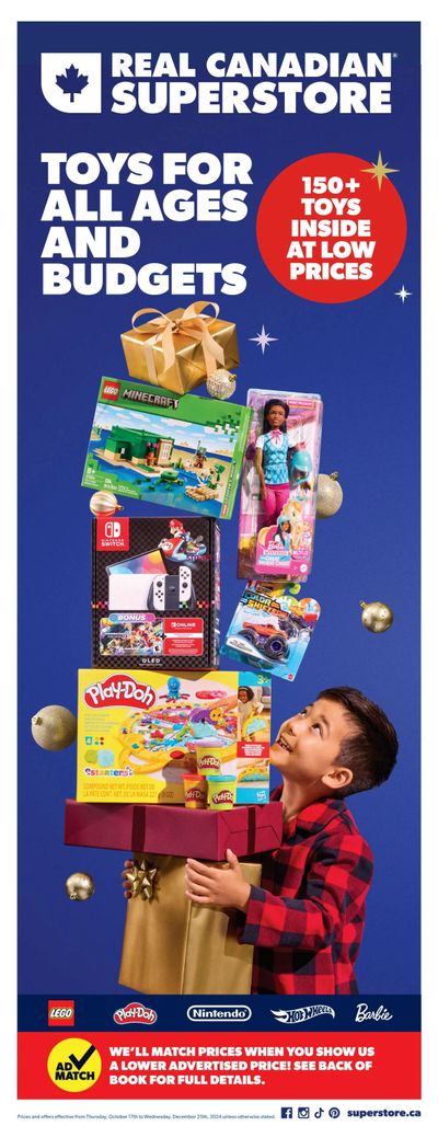 Real Canadian Superstore Toys Flyer October 17 to December 25 Real Canadian Superstore Toys Flyer October 17 to December 25