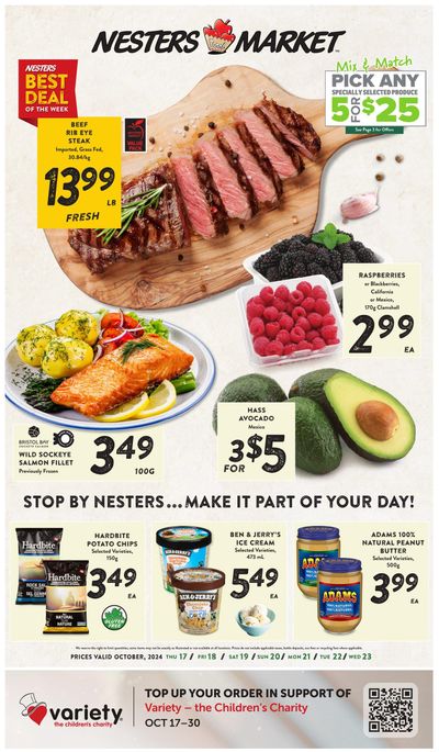 Nesters Market Flyer October 17 to 23